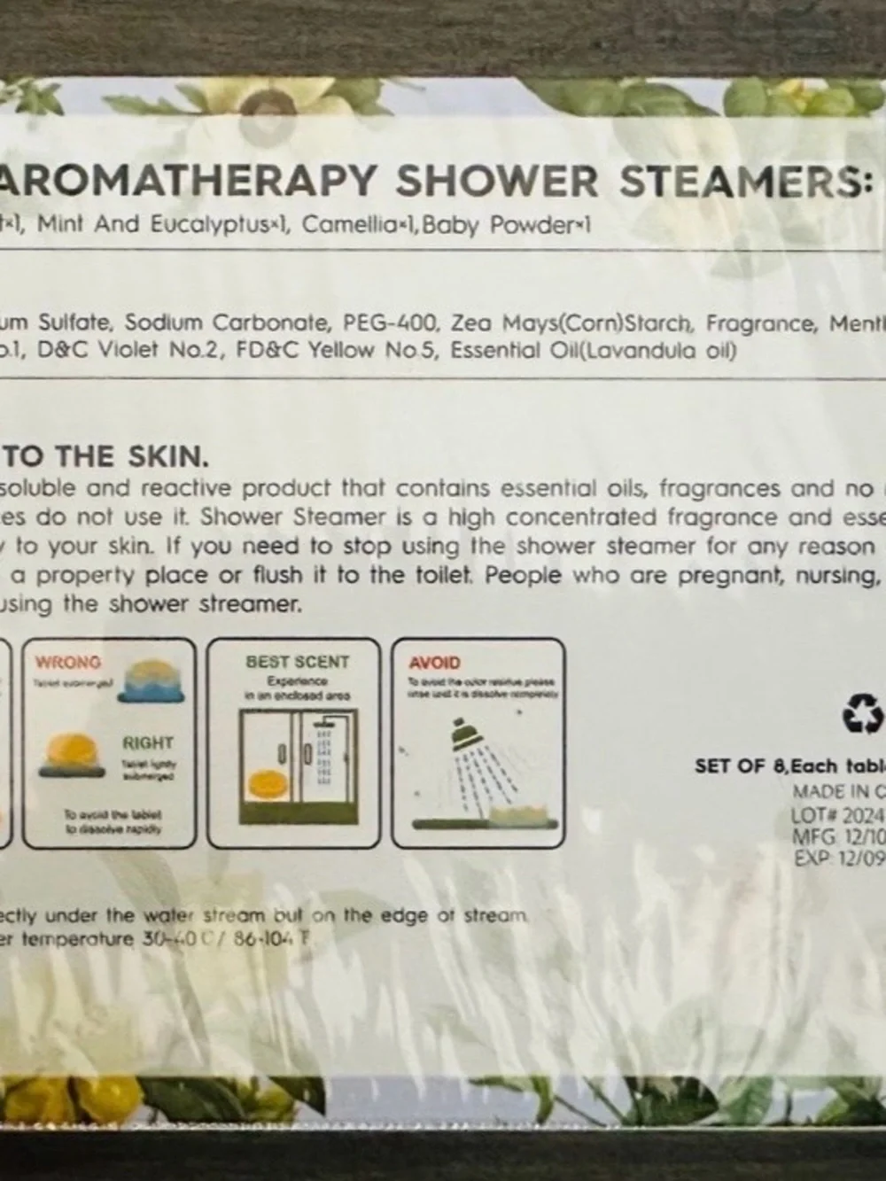 BLRIET Shower Steamers